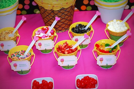 Ice Cream Social Printable Party Il_570xn