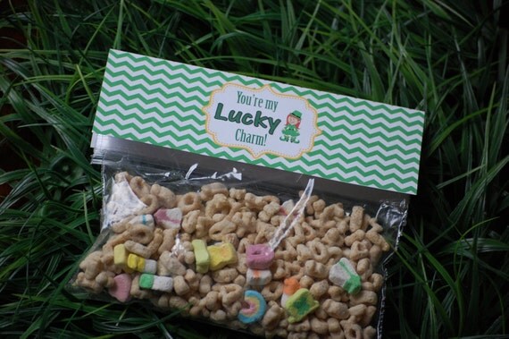 St. Patricks Day Treat Bag and Favor Topper Il_570xn