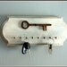 Rustic Key Holder , Wall Hook, Rusted Wall decor,