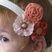 Baby Headband, Flower Headband, Flower Baby Headband, Girls Headband, Flower Bow, Infant Bow, Baby Bow, Girls Bow