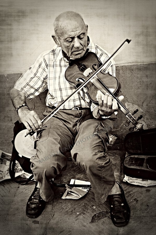 The Italian Musician - Fine Art Photograph