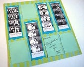Photobooth Scrap Book Wedding Guest Book Spring or Summer Theme