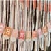 Doily Design Oh Happy Day Wedding Banner - Coral and Pink - Large