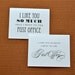 I like you so much I went to the post office - Folded Stationery - Set of 8