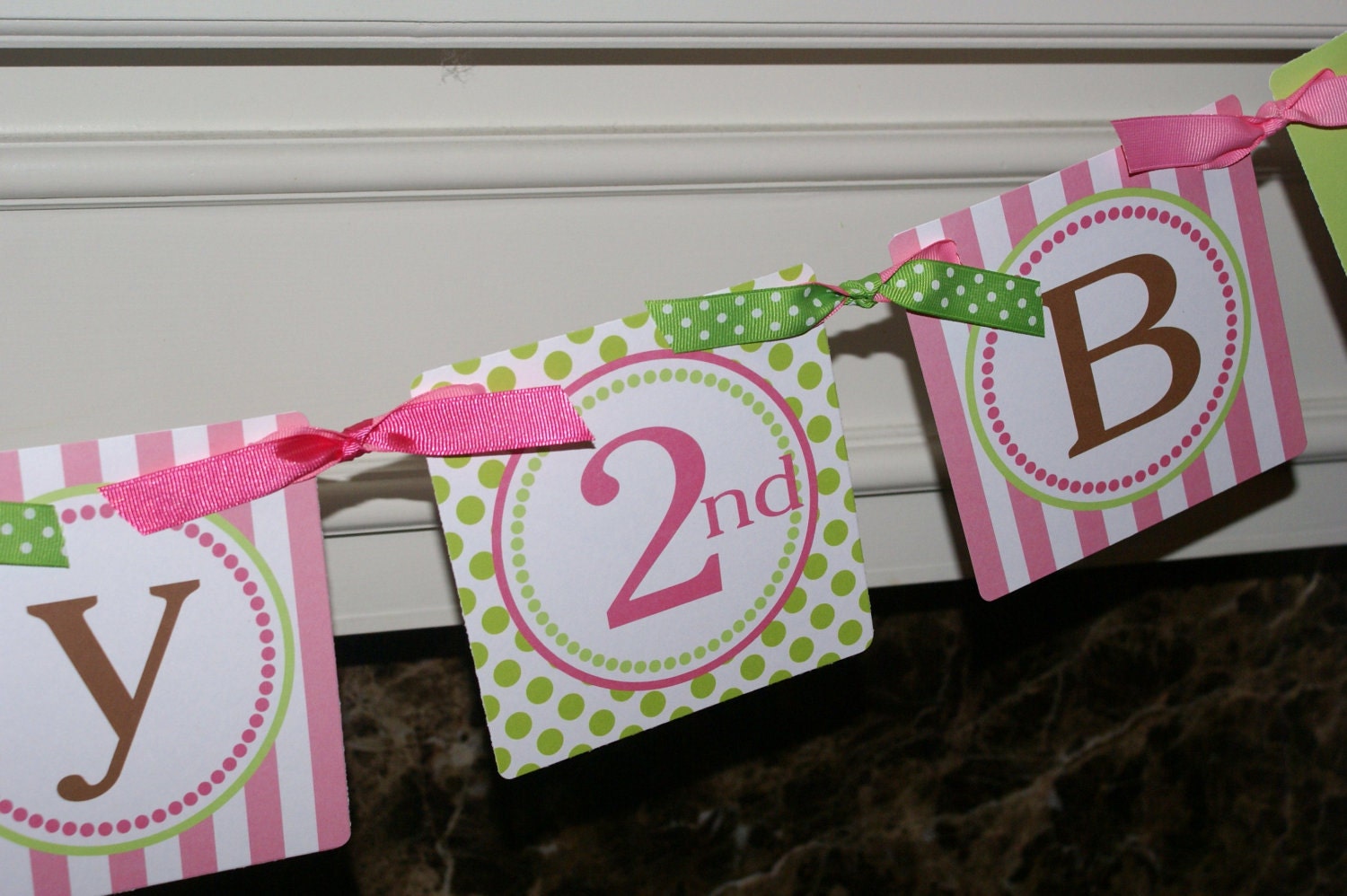 Birthday Girl Owl Happy Birthday Banner by The Party Paper Fairy