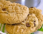Salted Peanut Butter Chocolate Chip Cookies Vegan