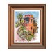 Capitola beach California watercolor sketch- 8x10 print in rainbow colors