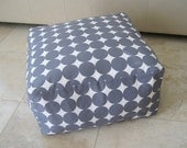 Square Pouf Floor Pillow Dwell Studio Dotscape Charcoal