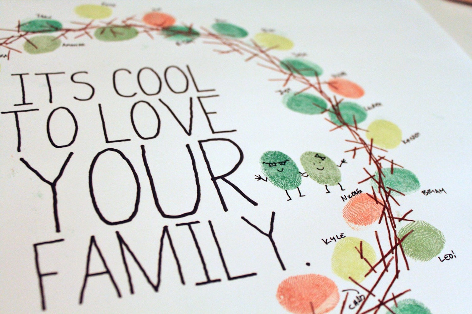 Guestbook Fingerprint Wreath