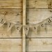 Blessed Meduim sized  Burlap Banner, bunting,wedding photo prop, lowercase lettering,