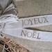Custom listing for Jenna: Two Burlap Christmas Stocking, cotton ruffles, custom, personalized