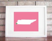 Customize Your Home Is Where The Heart Is - Tennessee 8x10