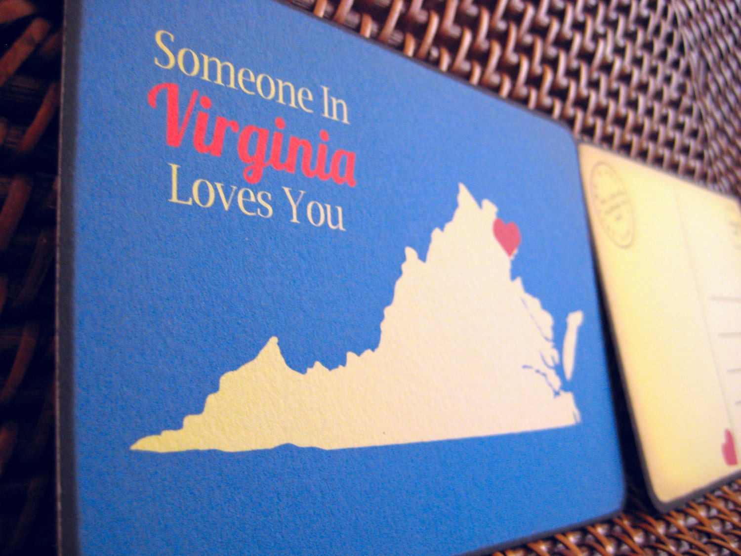 Vintage Someone In 'Your State' Loves You Postcards Pack of 15 - Horizontal