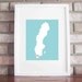 Customize Your Home Is Where The Heart Is - Sweden 8x10