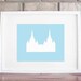 Custom LDS Temple Print 8 x 10