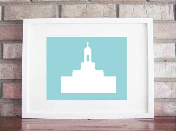 Custom LDS Temple Print 8 x 10