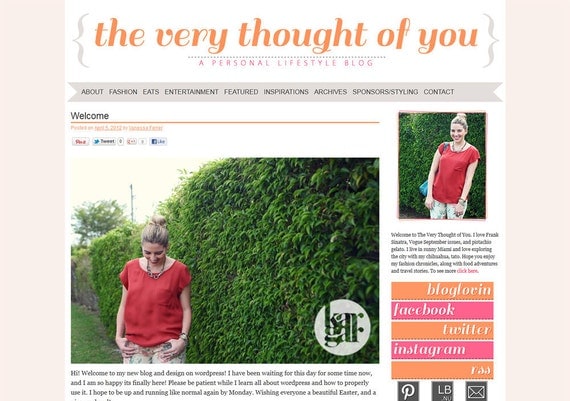 Custom Blog Design - WordPress or Blogger/Blogspot - original, one-of-a-kind