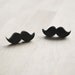 Moustache Earrings, Movember, Nickel Free