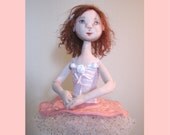 Jointed Art Doll PDF Sewing Pattern   Cassie the Little Ballerina DIY