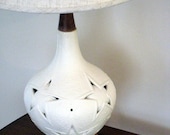 Lighting Mid-Century Modern Lamp with Star Cutouts