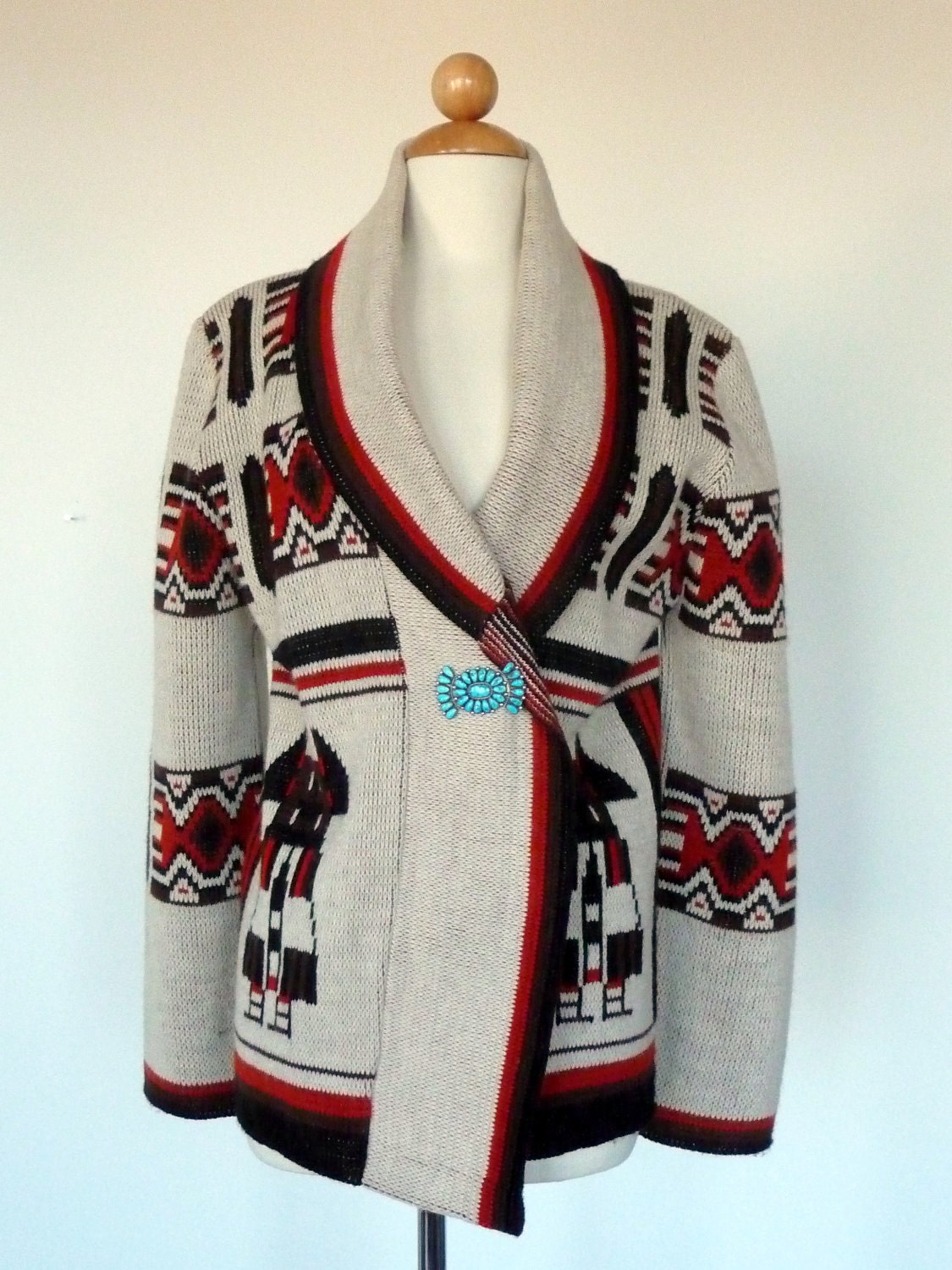 TAOS SOUTHWEST SWEATER wms M