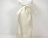 Gold Sparkle Wine Gift Bag
