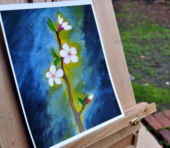 Flower Painting - Cherry Blossom - Hope - Exotic Art Print - Limited Edition - Will surely make your place stand out