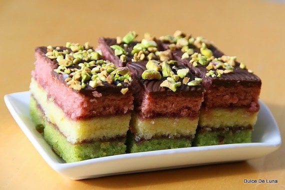 Pistachio Venetian Cakes (24 Gluten Free Cakes)