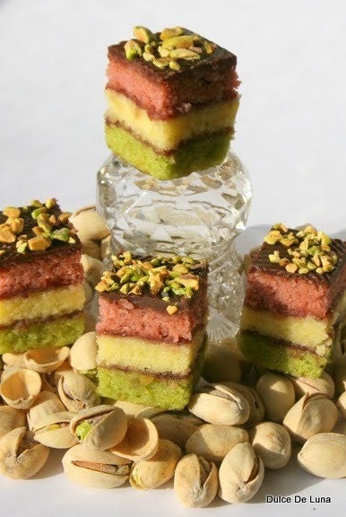 Pistachio Venetian Cakes (24 Gluten Free Cakes)