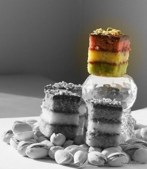 Pistachio Venetian Cakes (24 Gluten Free Cakes)