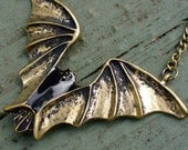 Steampunk DARK Spirited BABY VAMPIRE Necklace Gothic  Victorian pendant charm pirate pendant Necklace--- summer  S A L E