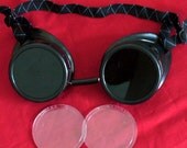 Victorian Steampunk goggles aviator victorian welding biker