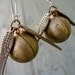 Enchanted Golden Snitch earrings