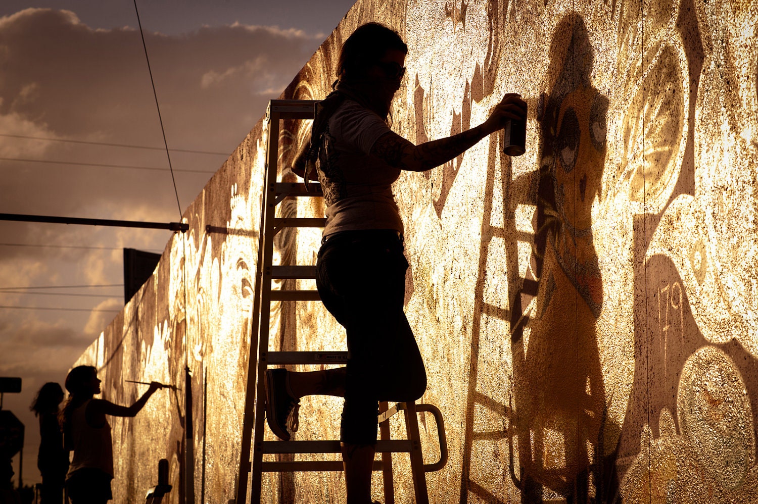 Female Graffiti Photograph 24x36
