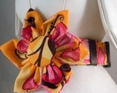 Dog Collar Set with Flower or Bow Tie - Pick Any Fabric in Shop