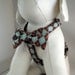 Dog Harness with Flower or Bow Tie Set - Traditional or Step-In - Pick Any Fabric in Shop