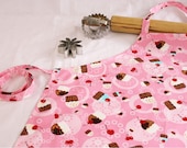 Tossed Cupcake Youth Size Apron
