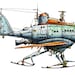 Snowmobile Aircraft Giclee Print By: Andrew George Brown "18x11"