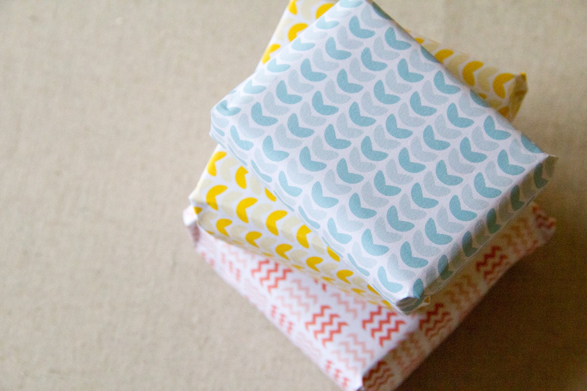 Printable Gift Wrapping Set - Chevron & Bowls