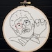 Dr Jacoby Twin Peaks Hand Embroidered Wall Art.