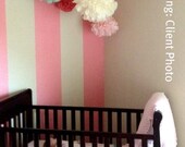 7 Paper Pom Poms, Choose Your Colors