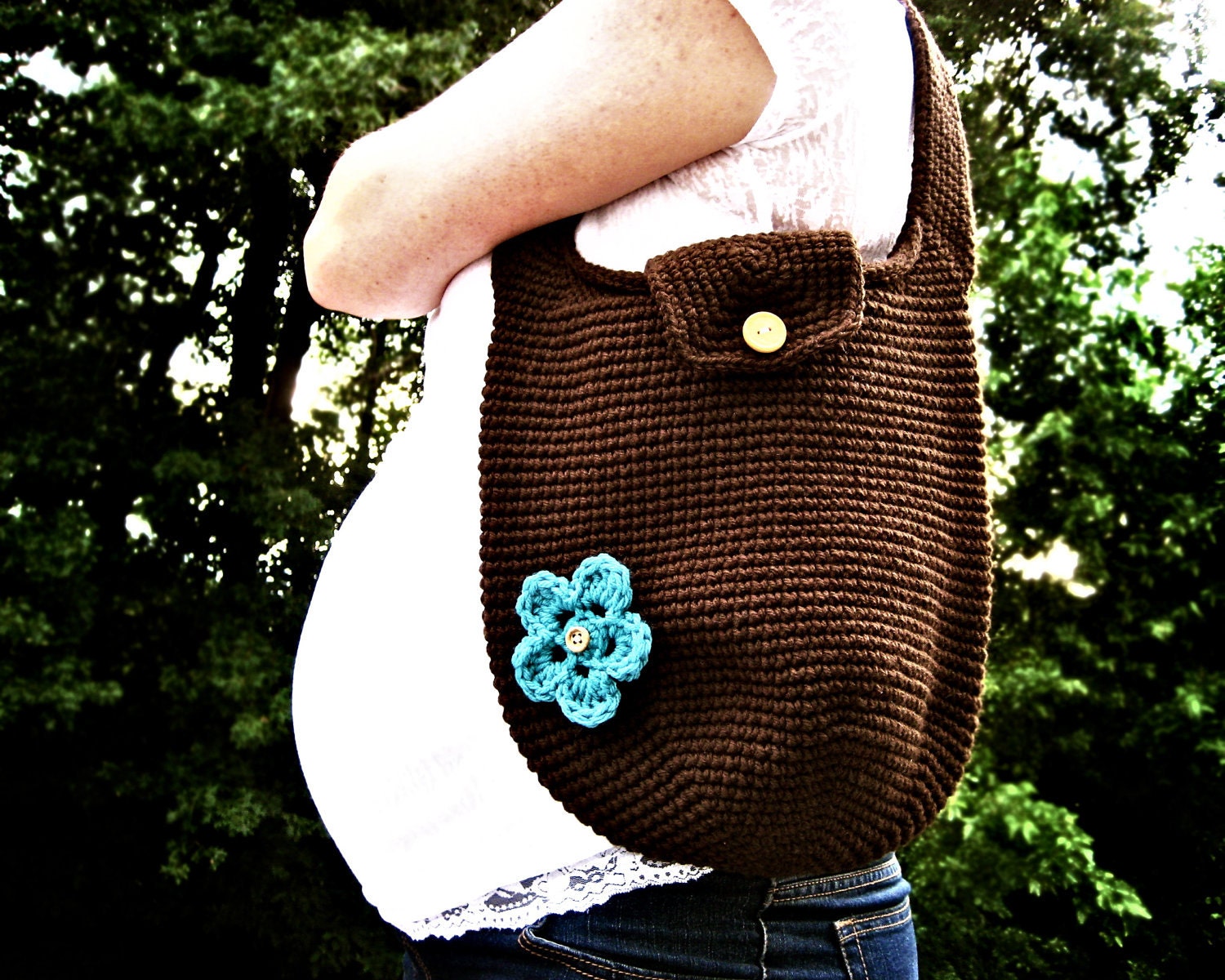 50% Off Crocheted Bag / Purse / Tote FREE SHIPPING
