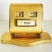 vintage brass perpetual calendar