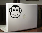 Funny Monkey Decal Laptop Sticker