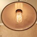 Industrial Lighting With Vintage Industrial Enamel Shade & Reproduction Wire