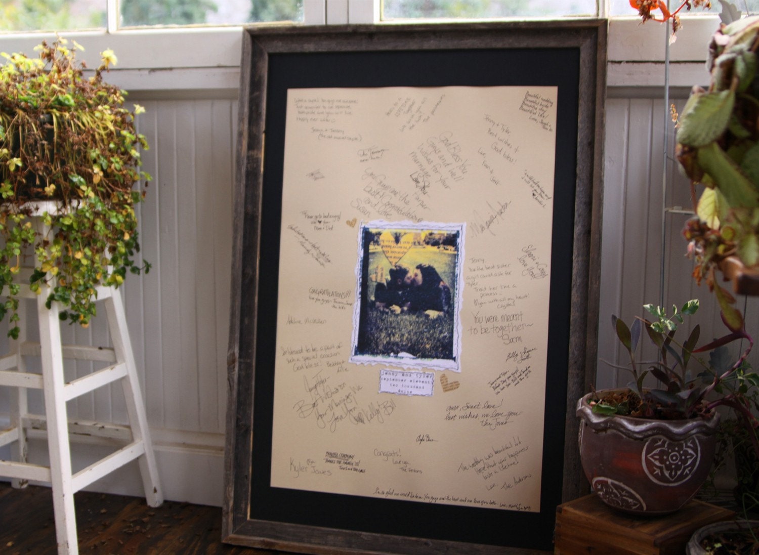 wedding poster- alternative guest book