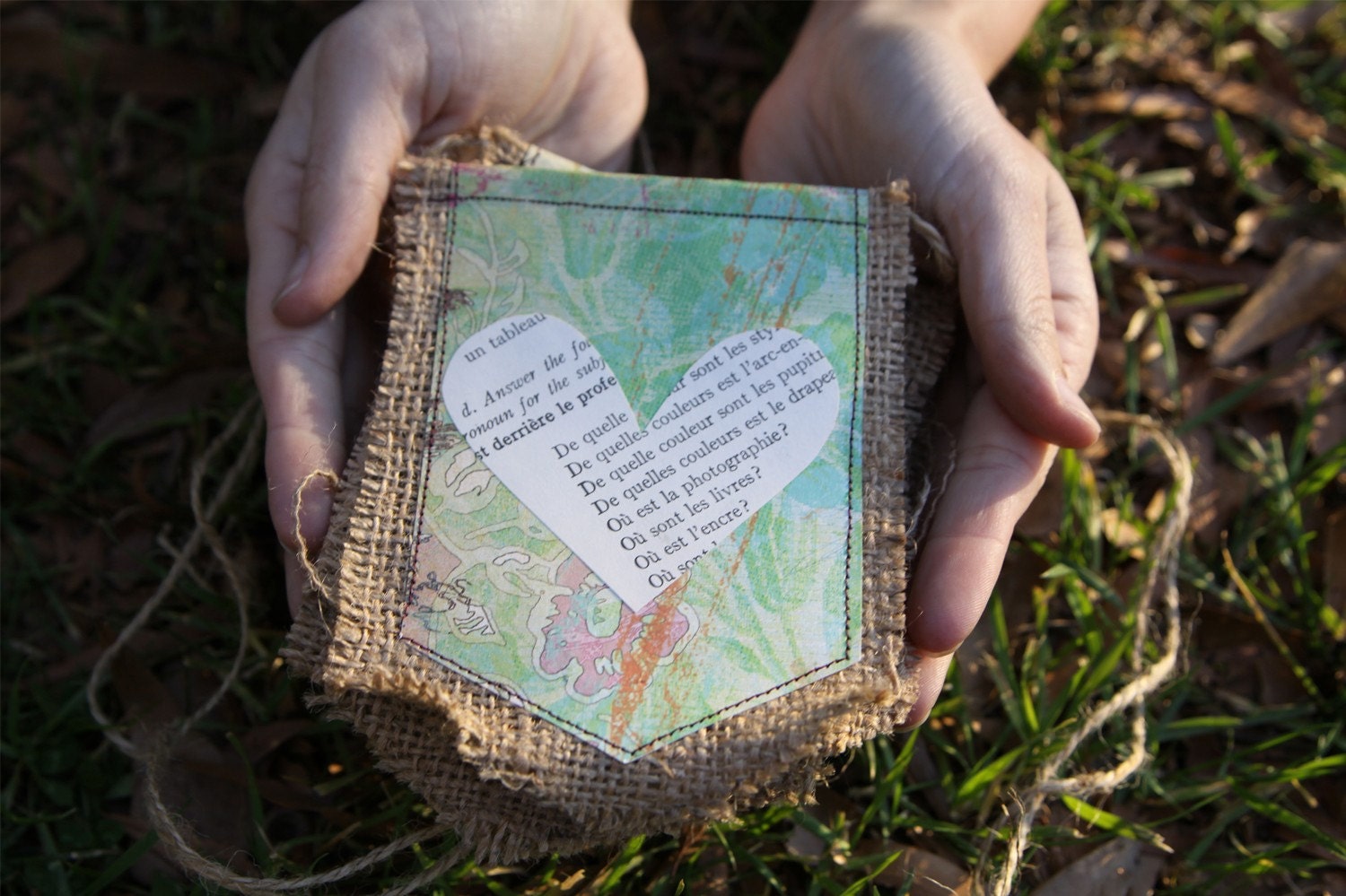 DREAM burlap banner