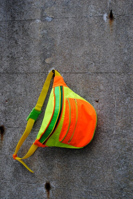 neon bum bag fanny pack