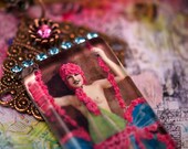 Spring Time in Paris -- Vintage Dancer Necklace