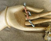 Shabby chic friendship bracelet.